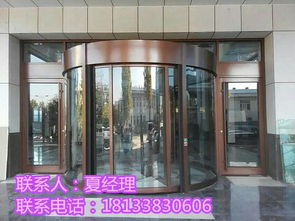 石家庄旋转门 两翼电动旋转门